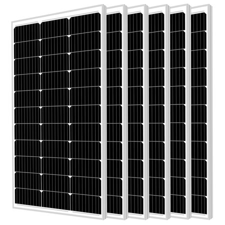 MIGHTY MAX BATTERY Monocrystalline Solar Panel, 100 W, 12V, MC4 MAX3990205